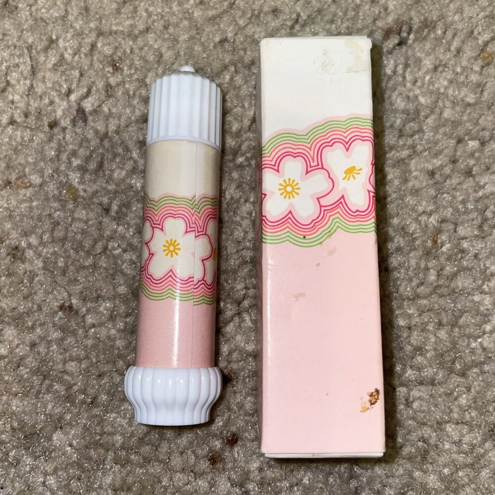 Avon Apple Blossom Perfumed Demistick Pink Flower Box